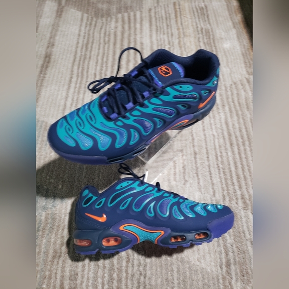 Nike Sz 11 Air Max Plus Drift Men\'s Shoes Midnight Navy Dusty Cactus FD4290 400 main image 4